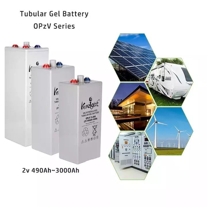 Opzv elektrownia słoneczna 2v 490ah Vrla żelowy akumulator kwasowo-ołowiowy System zasilania energią słoneczną